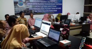 KEGIATAN PENDIDIKAN/PELATIHAN PEGAWAI DENGAN SISTEM PELAYANAN PERIZINAN BERUSAHA TERINTEGRASI SECARA ELEKTRONIK